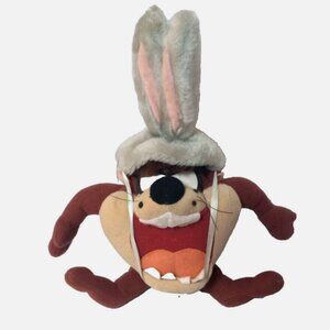 VTG 1999 Looney Tunes Tasmanian Devil Plush Bunny Ears Taz Stuffed Toy